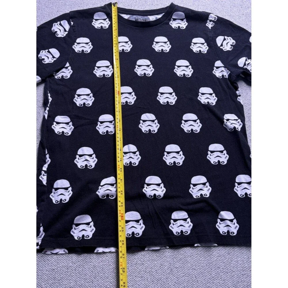 Star Wars Stormtrooper All-Over Print T-Shirt  Black Size Medium